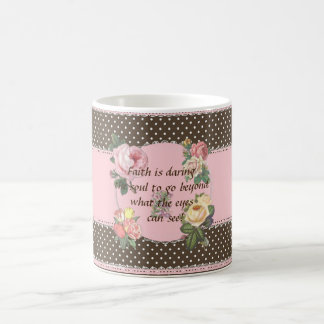 Floral Faith Polka Dot Tasse