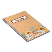 Floral Fall Inspirier School Notizblock (Rechte Seite)