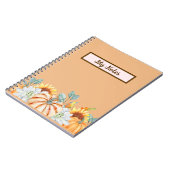 Floral Fall Inspirier School Notizblock (Linke Seite)
