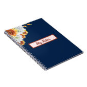 Floral Fall Inspirier School Notizblock (Rechte Seite)