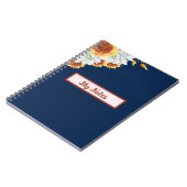 Floral Fall Inspirier School Notizblock (Linke Seite)