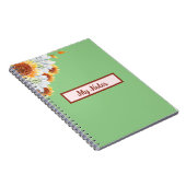 Floral Fall Inspirier School Notizblock (Rechte Seite)