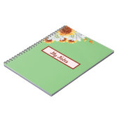 Floral Fall Inspirier School Notizblock (Linke Seite)