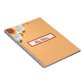 Floral Fall Inspirier School Notizblock (Rechte Seite)