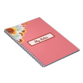 Floral Fall Inspirier School Notizblock (Rechte Seite)