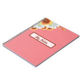 Floral Fall Inspirier School Notizblock (Linke Seite)