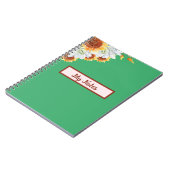 Floral Fall Inspirier School Notizblock (Linke Seite)