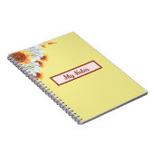 Floral Fall Inspirier School Notizblock (Rechte Seite)