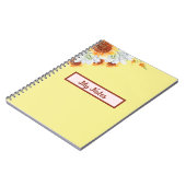Floral Fall Inspirier School Notizblock (Linke Seite)