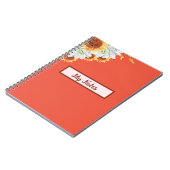 Floral Fall Inspirier School Notizblock (Linke Seite)