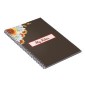 Floral Fall Inspirier School Notizblock (Rechte Seite)