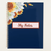 Floral Fall Inspirier School Planer (Vorderseite)
