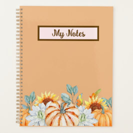 Floral Fall Inspirier School Planer