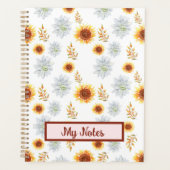Floral Fall Inspirier School Planer (Vorderseite)