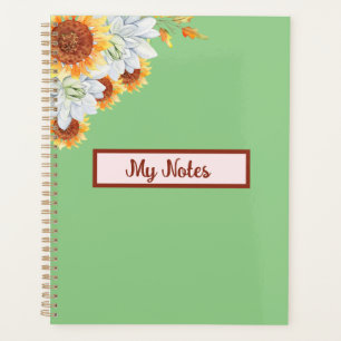 Floral Fall Inspirier School Planer