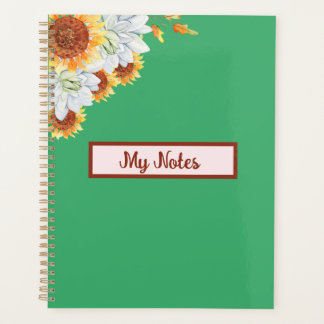 Floral Fall Inspirier School Planer