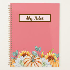 Floral Fall Inspirier School Planer