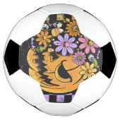 Floral Fall Pumpkin Halloween Fußball (Gedreht)