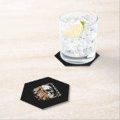 Floral Fall Skeleton Boho Halloween Untersetzer (Vor Ort)