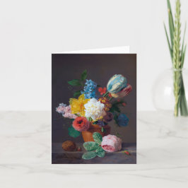 Floral Faltschachtel Dankeskarte