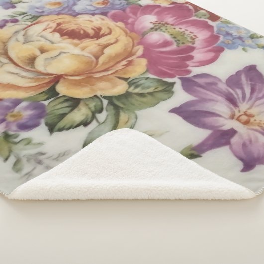 Floral Fancy Sherpadecke (3/4)
