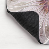 Floral Fantasy, Abstract Modern Pastel Flower Mousepad (Ecke)