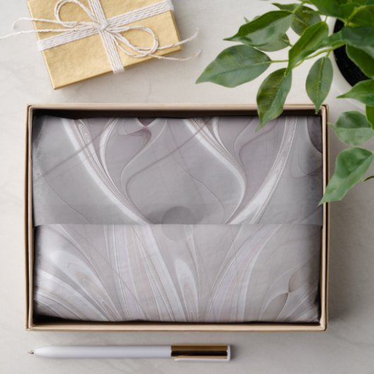 Floral Fantasy, Abstract Modern Pastel Flower Seidenpapier (Geschenk)