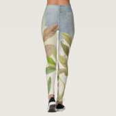 Floral Fantasy Aquarell Leggings (Rückseite)