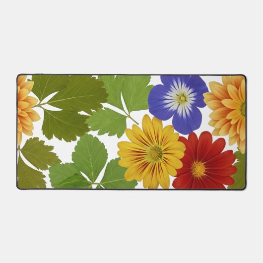 Floral Fantasy Desk Mat Schreibtischunterlage (Vorderseite)