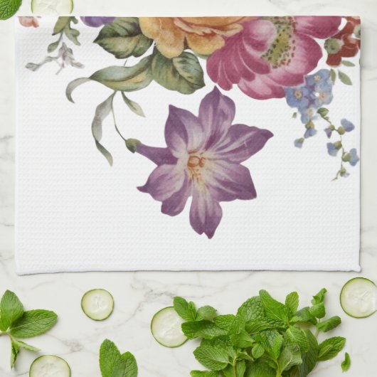 Floral Fantasy Geschirrtuch (Gefaltet)