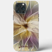Floral Fantasy Gold Eggue Abstrakte Kunst Name Case-Mate iPhone Hülle (Rückseite)