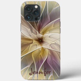 Floral Fantasy Gold Eggue Abstrakte Kunst Name Case-Mate iPhone Hülle