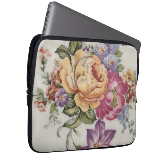 Floral Fantasy Laptopschutzhülle (Vorne Rechts)