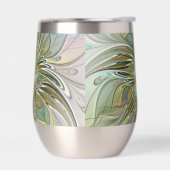 Floral Fantasy Modern Fractal Art Flower With Gold (Links)