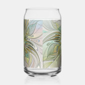 Floral Fantasy Modern Fractal Art Flower With Gold Dosenglas (Links)