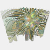 Floral Fantasy Modern Fractal Art Flower With Gold Geschenkschachtel (Ungeklappt)