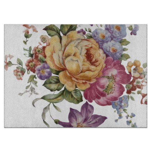 Floral Fantasy  Schneidebrett (Vorderseite)