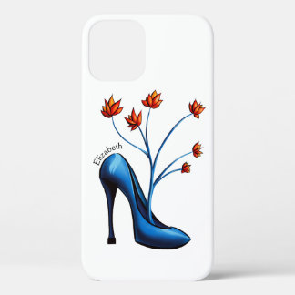 Floral Fashionista High Heel Name Case-Mate iPhone Hülle