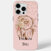 Floral Feathers Dream Catcher Case-Mate iPhone Hülle (Rückseite)