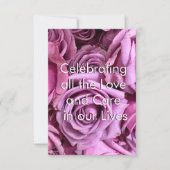 Floral feiern Mutterschaft und Liebe Postkarte (Vorderseite)