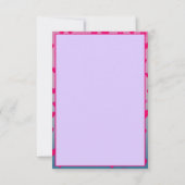 Floral feiern Mutterschaft und Liebe Postkarte (Rückseite)