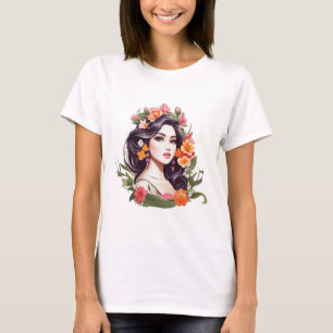 Floral Feminine Essence T-Shirt