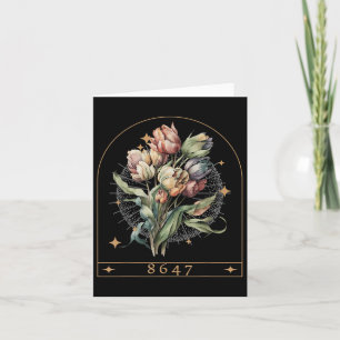 Floral Feminist 8647 Anti-Trump Menschenrechte Fun Karte