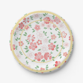 Floral Festival Pattern Pappteller