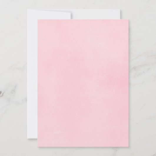 Floral Fiesta Baby Dusche Einladung (Rückseite)