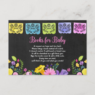 Floral fiesta Babydusche Buchungsanfrage einfügen Begleitkarte