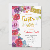 Floral Fiesta Bridal Dusche Einladung (Vorderseite)