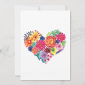 Floral Fiesta Dusche von Mail Einladung (Rückseite)