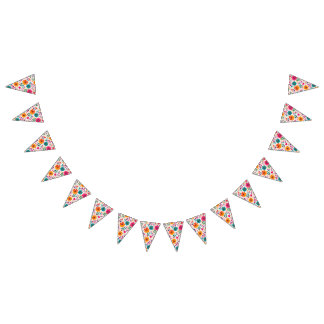 Floral Fiesta Spanische Geburtstagsfeier Muster Wimpelkette