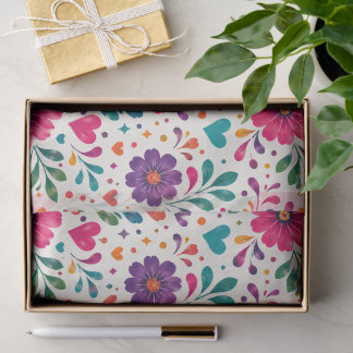 Floral Fiesta Spanische Geburtstagsfeier Seidenpapier